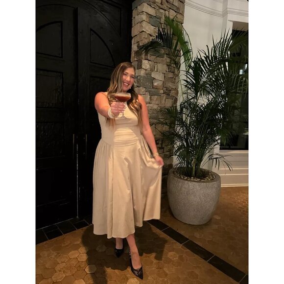 Zella White Sleeveless Maxi Dress - Picture 14 of 15